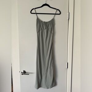 Wilfred (Aritzia) Naomi Silk Midi Dress, NWT XS. 100% silk